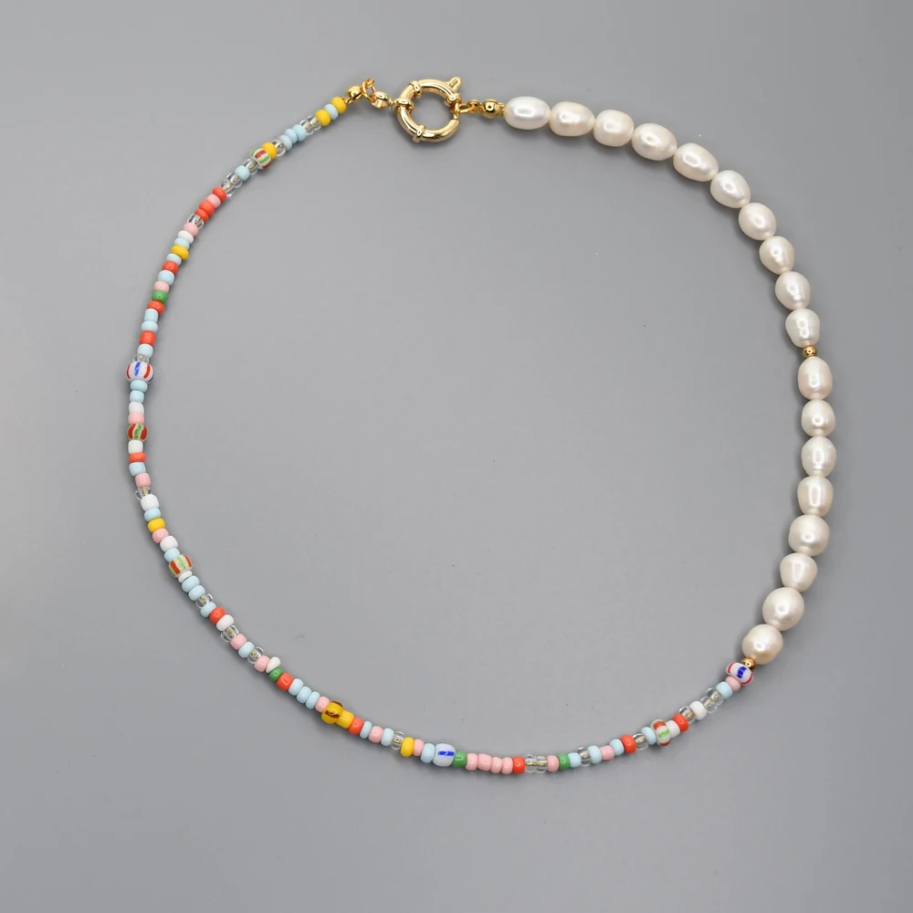 Комплект из колье и браслета с натуральным жемчугом|Ювелирные наборы| |