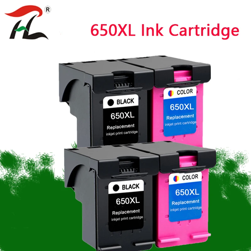 

YLC 650XL Ink Cartridge Replacement for HP 650 XL 650 Cartridge For HP Deskjet 1015 1515 2515 2545 2645 3515 4515 4645 Printers