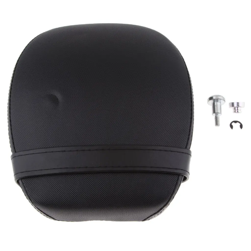 

Black Rear Passenger Seat Pillion Pad for Harley XL1200 883 72 48