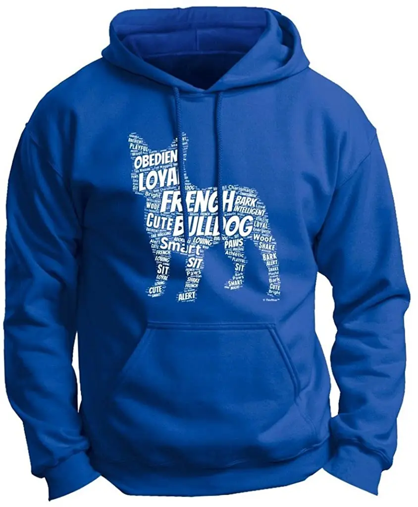 

French Bulldog Word Art Dog Puppy Owner Gift Premium Hoodie Sweatshirt