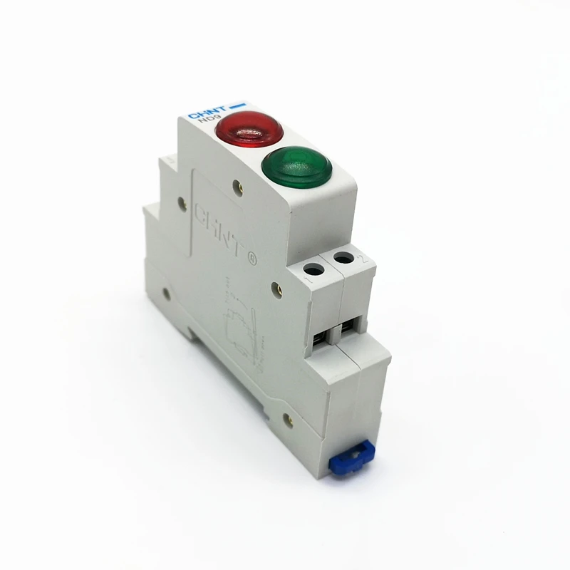 Индикатор на Din рейке CHINT светодиодный индикатор ND9 переменный ток 230 В 24 12 110