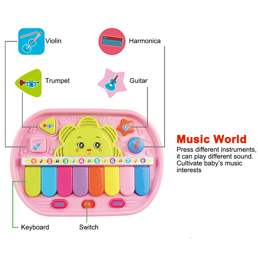 Многофункциональные Музыкальные Игрушки для малышей веселый домик детей куб