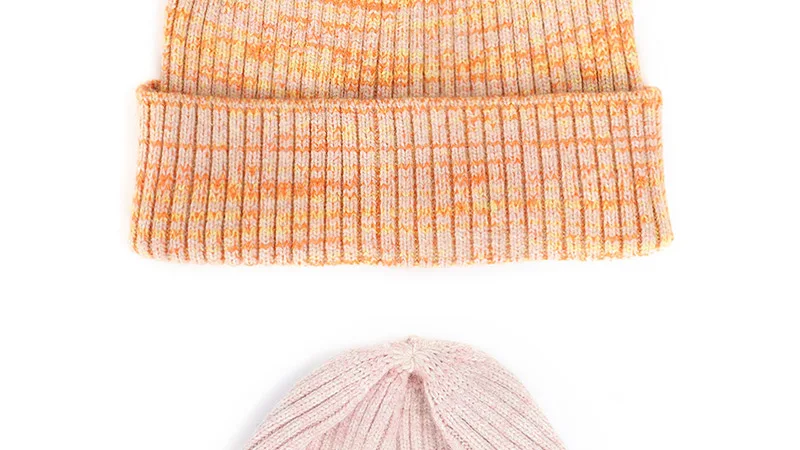 Fashion woman variegated knit hat autumn and winter warm high quality cotton hat Innocent cap ladies casual ski mask peas