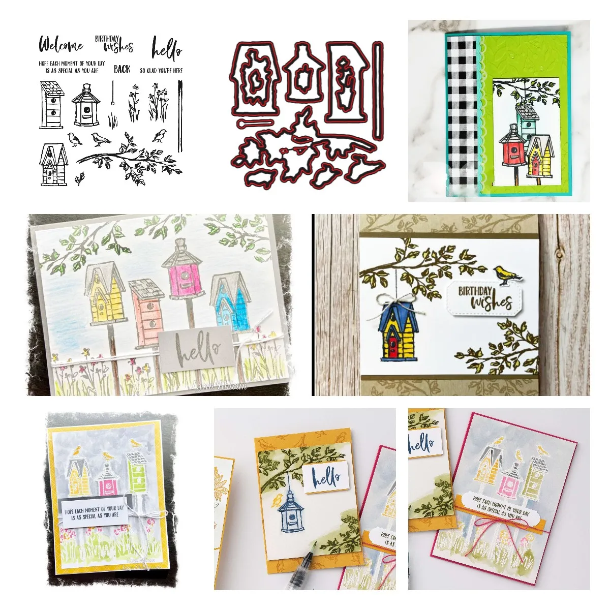 

Bird's Nest Branch Cutting Dies and Stamps Scrapbook Dariy Decoration Stencil Embossing Template Diy Greeting Card Handmade