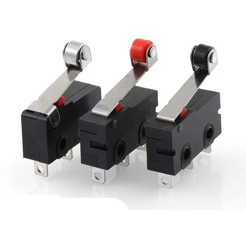 

10pcs Mini Micro Limit Switch Roller Lever Arm SPDT Snap Action LOT Momentary SPDT Snap Action