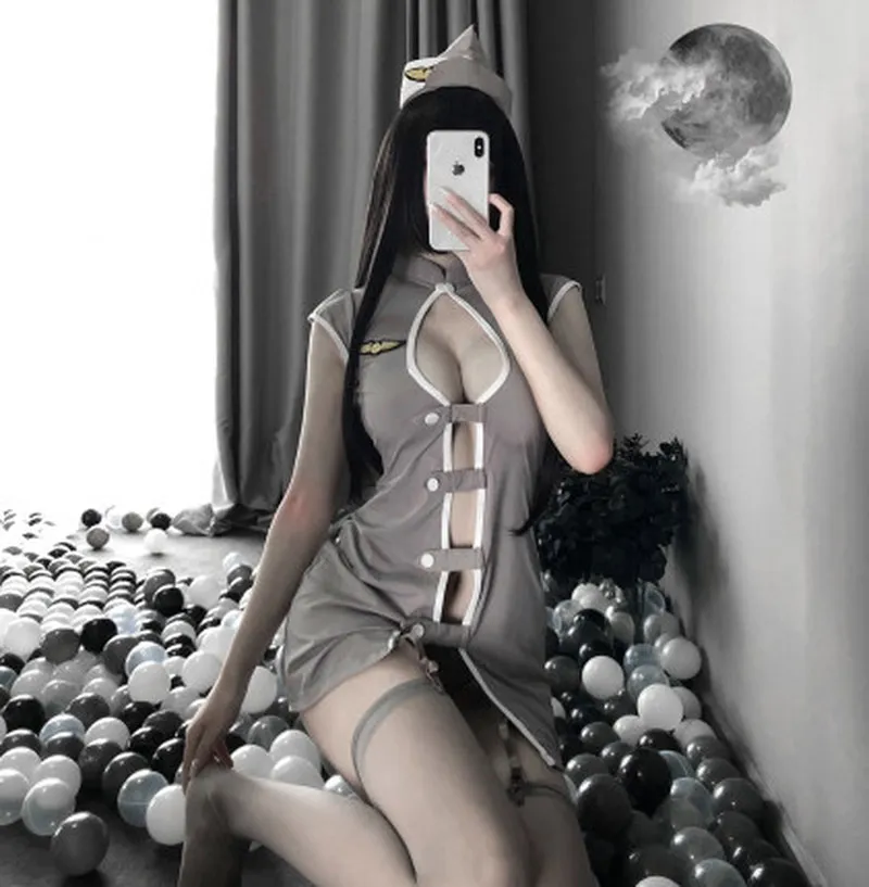 

New Erotic Lingerie Female Provocative Uniform Passion Suit Full Hip Skirt Skirt Cosplay Bodysuit Lingerie Adult Nurse Suit