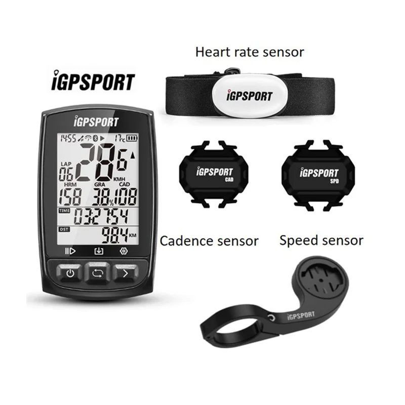Велосипедный компьютер i GPS PORT IGS50E беспроводной IPX7 водонепроницаемый цифровой