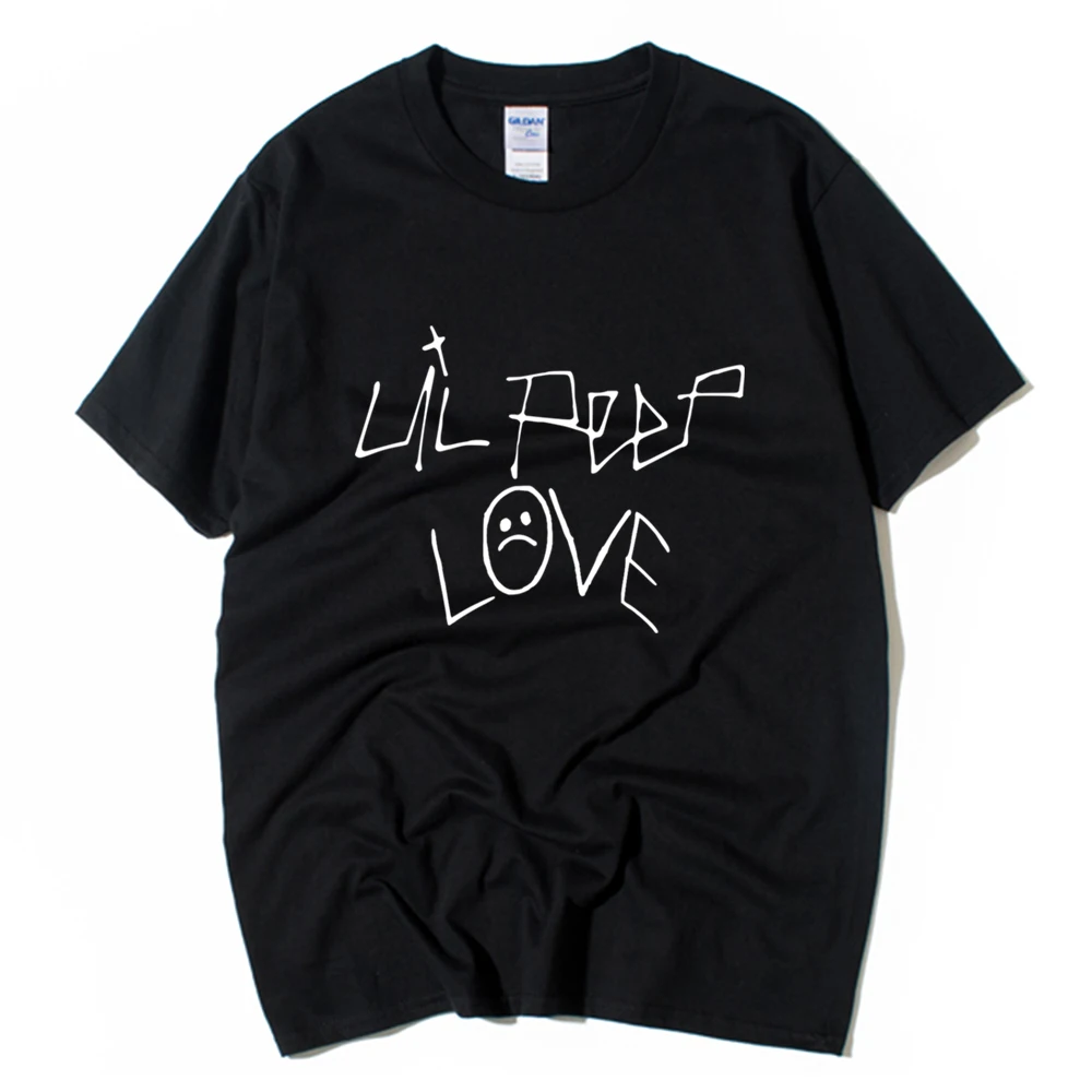 

Lil Peep Cry Baby Cotton Boy Man Short Sleeve T Shirt Couple Clothes Summer ZIIART