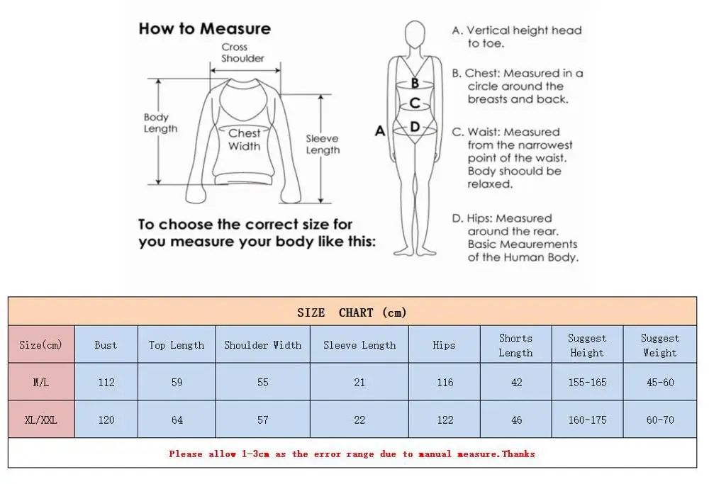 Daeyard/комплект хлопковых пижам с круглым вырезом и шортами Комплект из 2 предметов