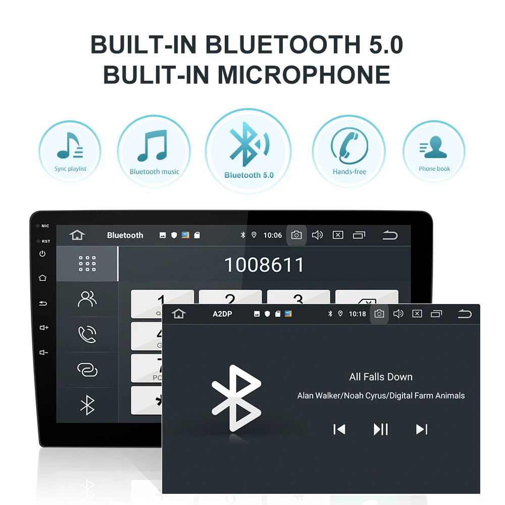 Автомагнитола Isudar PX6 1 Din Android 10 для VW/Volkswagen/Golf 7 Автомобильный мультимедийный