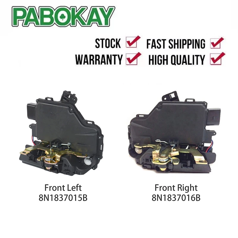

AP01 Door Lock Front Left/Right For AUDI SEAT A4 Avant Exeo St 8E B6 S4 Sedan Brand 9 PINS 8N1837015B 8N1837016B