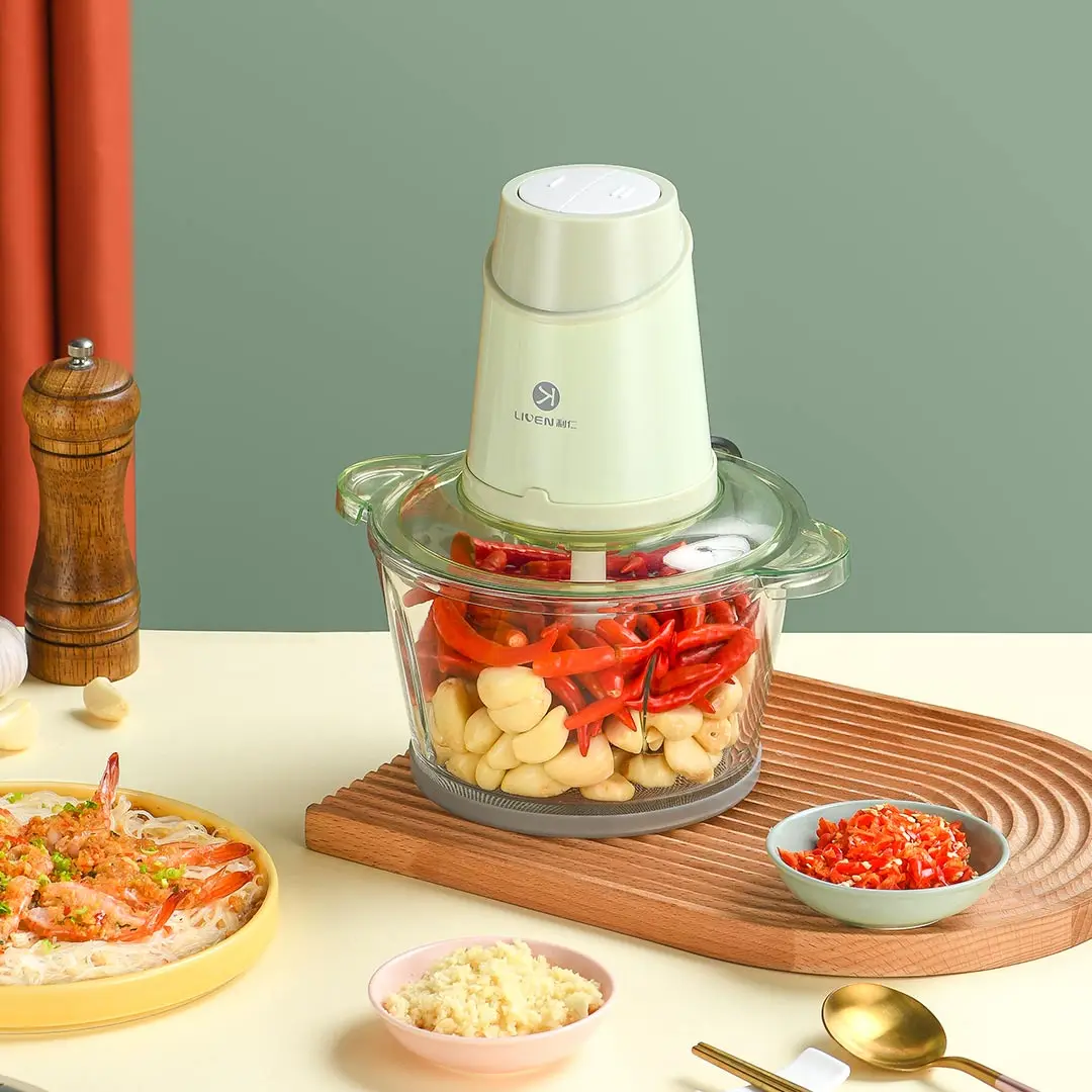 Многофункциональная электрическая мясорубка измельчитель Кухонный комбайн