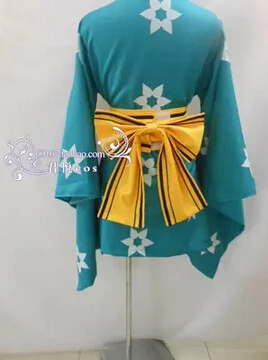 

Cosplay Costume Bakemonogatari Kimono Anime Nisemonogatari Araragi Tsukihi Retail/Wholesale Halloween Christmas