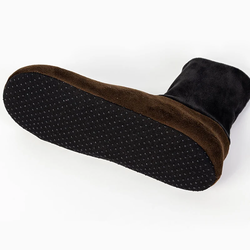 Мягкие флисовые Носки Унисекс утепленные эластичные Нескользящие для зимы 1 пара