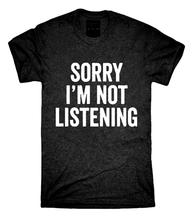 Женские футболки с надписью извините я не слушаю|Футболки| |