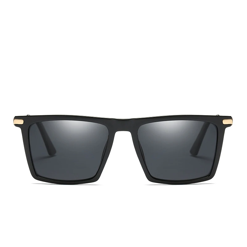 Новинка мужские солнцезащитные очки Polaroid модные в большой оправе телесные для