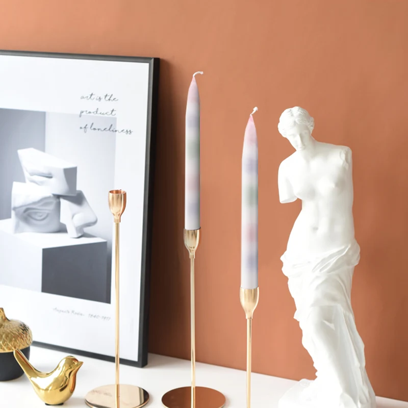 2 шт. Радуга капельного магия свечи штендеров ужин лампы в форме декоративные для