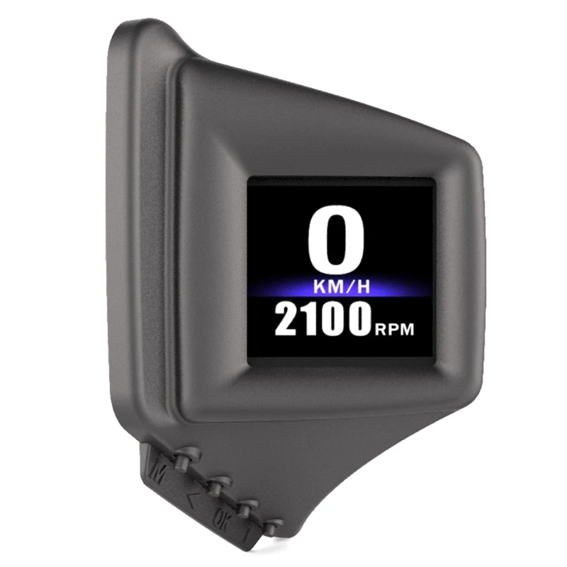 

MXLC Car Head-Up Gauge, Windshield Head-up Display OBD2+GPS Dual System Multifunction HUD Display Vehicle Driving Data.