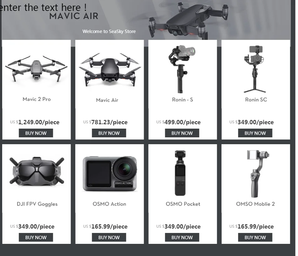 DJI Osmo экшн Ultra HD 4K Спортивная камера подводная камера 11 м водонепроницаемая для любителей экстремальных видов спорта