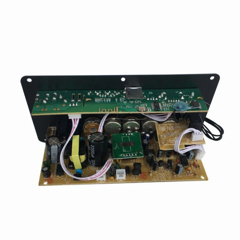 Цифровой стереоусилитель с Bluetooth 220 В переменного тока 12 24 постоянного панель