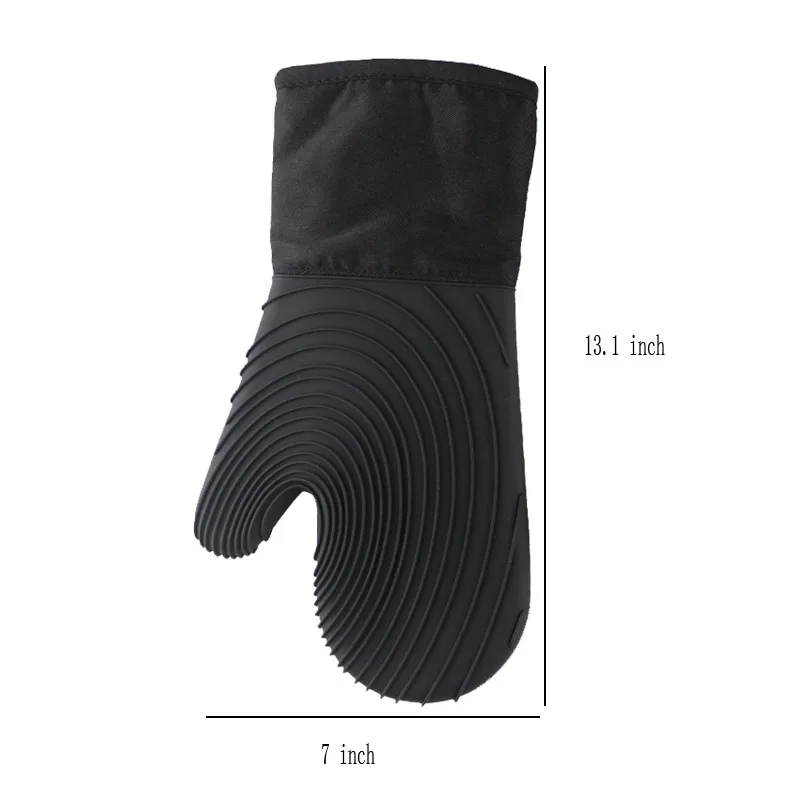 

Macarone Thickened Oven Gloves Cotton Silicone Baking Gloves Kitchen Insulation Gloves Kitchen Tools