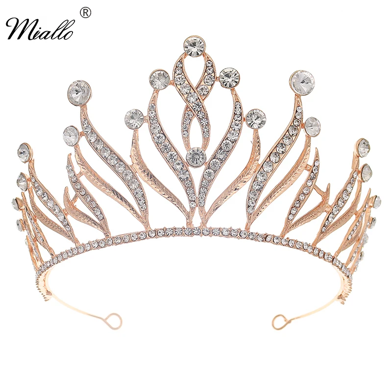 

Свадебная Корона Стразы тиары и короны для женщин аксессуары для волос Свадебные украшения для волос Роскошные вечерние украшения для неве...