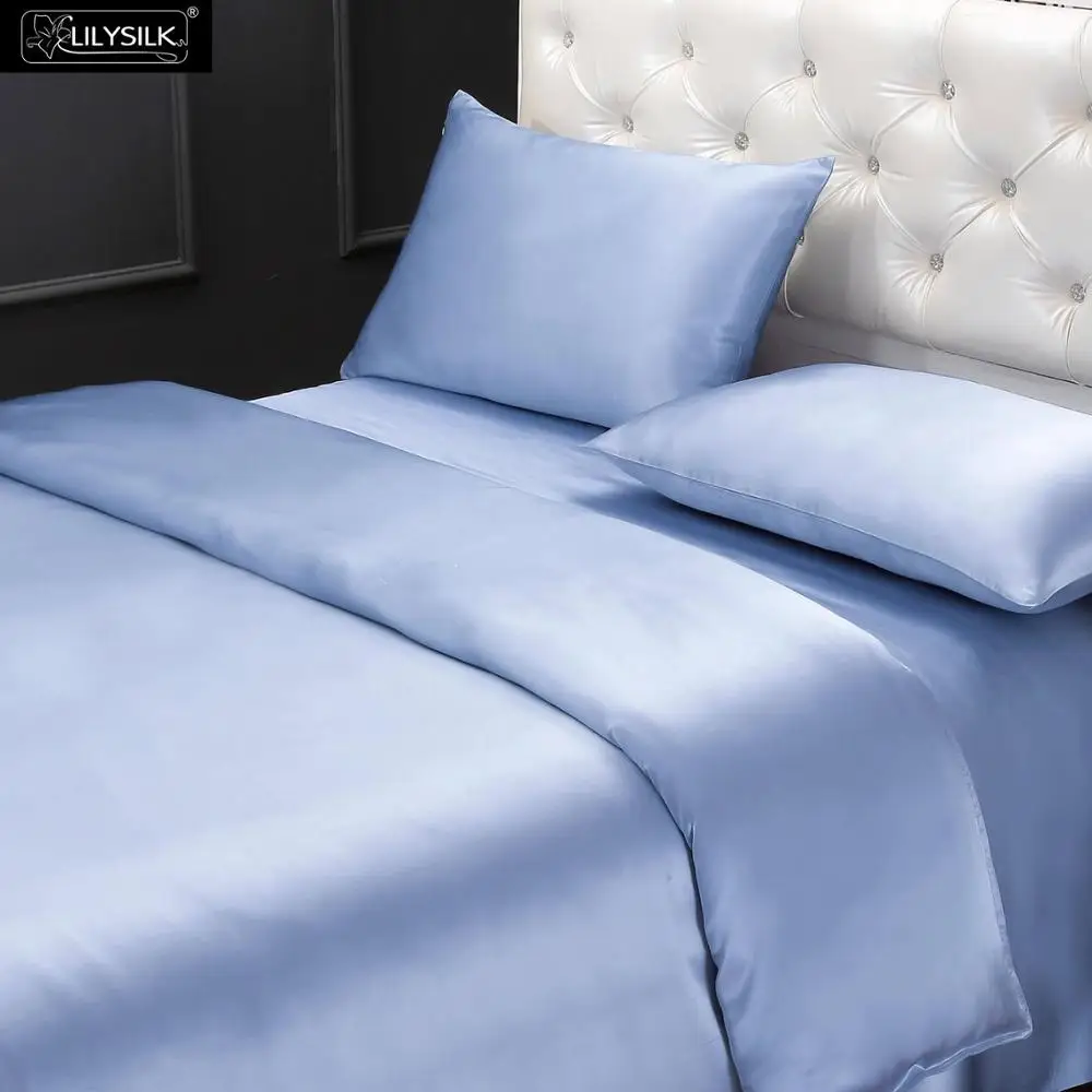 LilySilk пододеяльник шелк 100 чистый натуральный тутовидный 19 momme бесшовный
