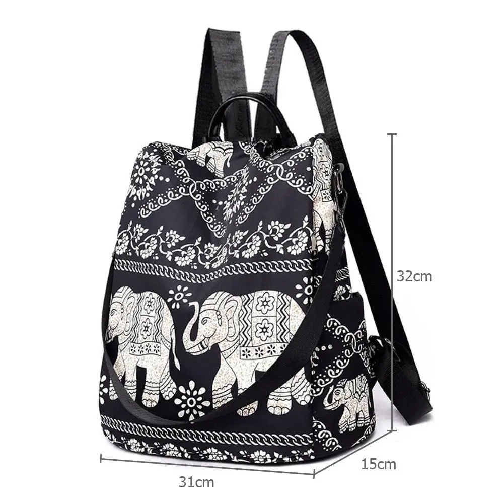

3 In 1 Anti Theft Women Backpack Durable Fabric Oxford School Shoulder Bag Pretty Style Girls Backpack Female Travel Bag bolsas