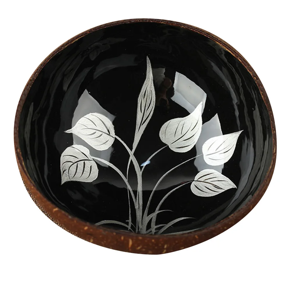 Лист/цветок Кокосовая скорскорлупа сушеные фрукты контейнер для еды ключи