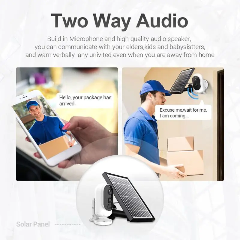 

1080P High Definition Outdoor Rechargeable Battery Wireless Camera