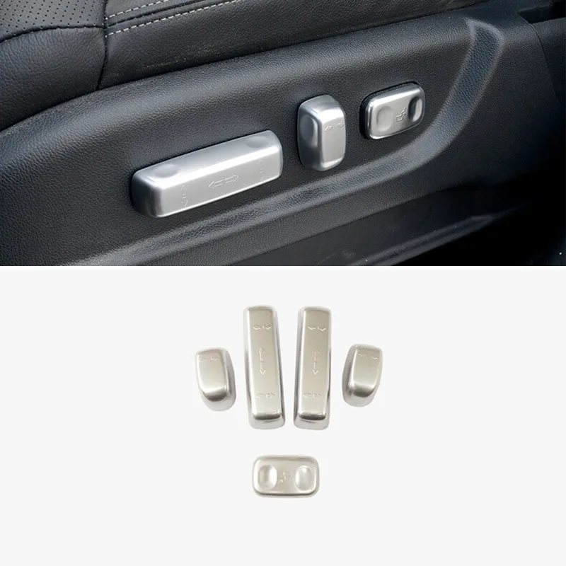 

ABS Matte Car Seat adjustment Switch buttons Panel cover Trim Car Styling For Honda CRV CR-V 2012-2016 accessories 1pcs