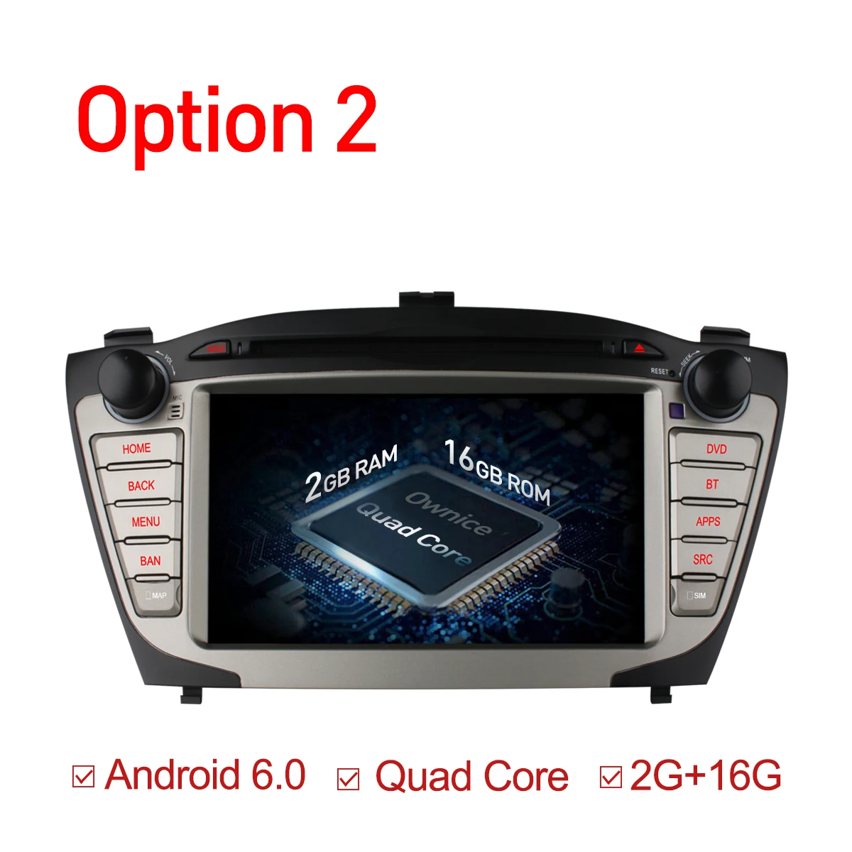 Автомобильный DVD плеер Ownice C500 Android 6 0 8 ядер GPS Navi для Hyundai Ix35 2009 2015 радио видео Wi Fi 4G 2