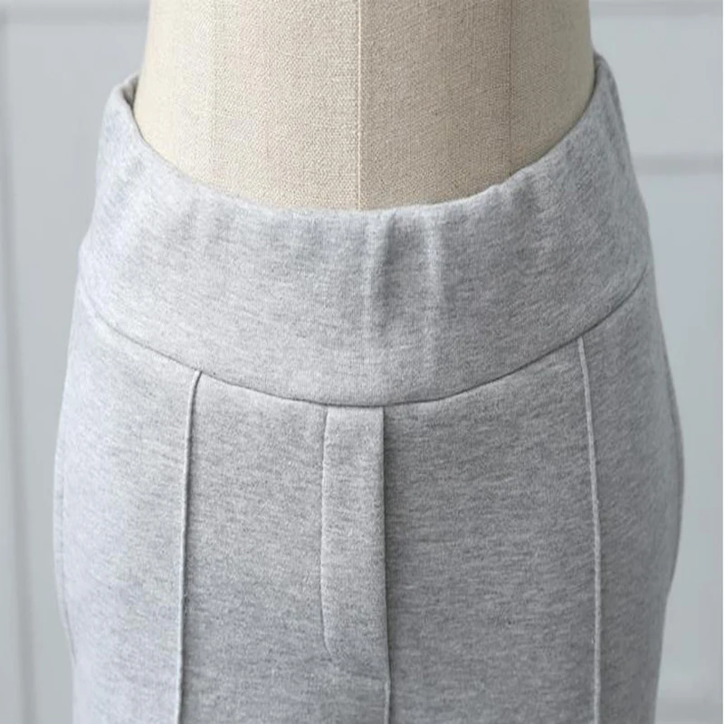 Комплект из двух предметов SWEETKAMA повседневный свободный хлопковый костюм топа с