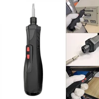 mini electric screwdriver battery operated cordless screw driver drill tool bidirectional switch new