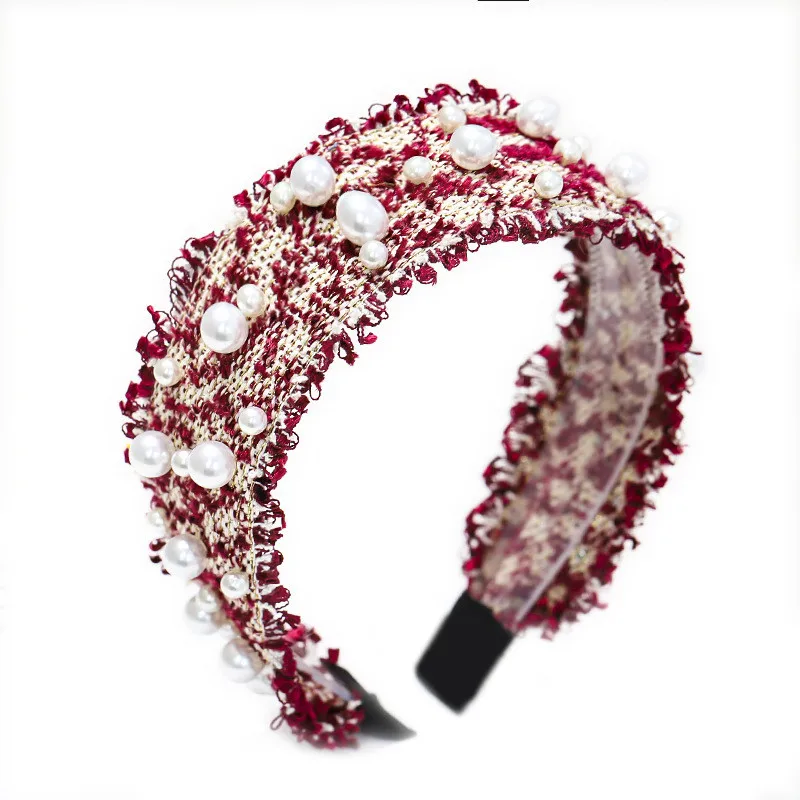 MISHE 020 высококлассные аксессуары для волос с бусинами Женская бурильная лента