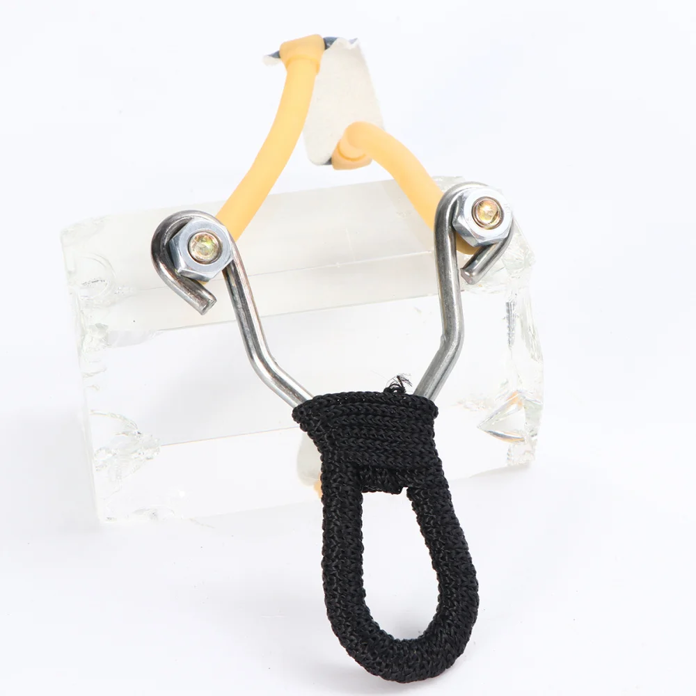 Рогатка мощная с резиновыми лентами мини катапульта из нержавеющей стали