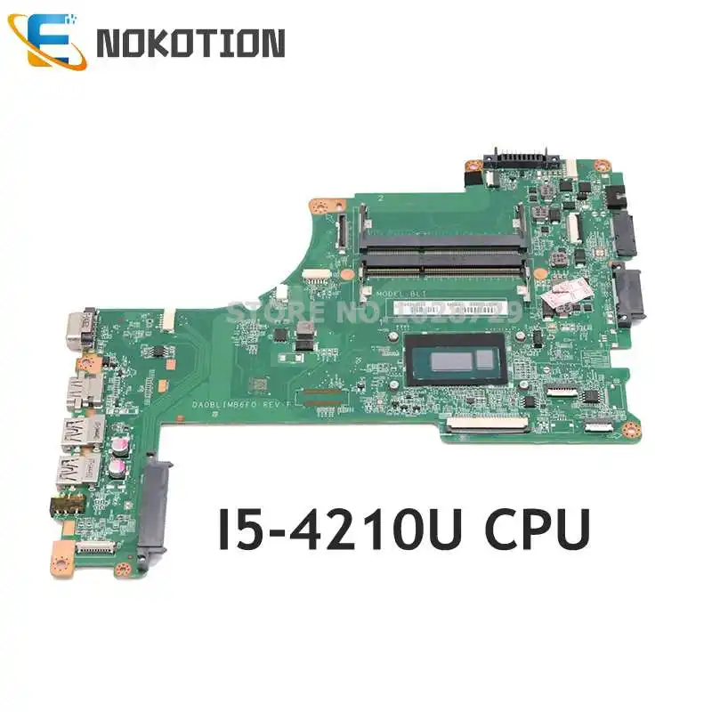 Материнская плата NOKOTION A000296890 DA0BLIMB6F0 для ноутбука TOSHIBA Satellite L55T-B L55T материнская с