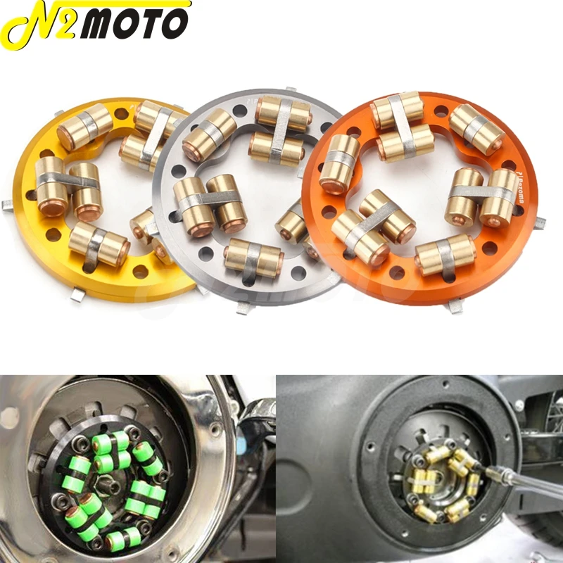 

3 Colors Motorbike Accessories Low Profile Variable Pressure Clutch Plate 40% More Clamping Force For Harley Big Twin 1998-2016
