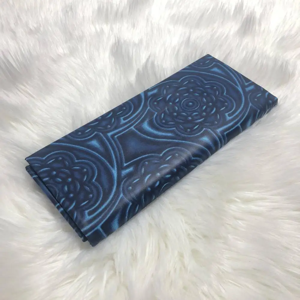 3 polyester quality Африканский стиль Африканский Базен Riche Brode ткань морская парча Дамасская Shadda кружевная ткань для мужчин ткань в 5 ярдов AB30 - Цвет: 3 polyester quality