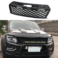 front mesh mask cover abs grills vehicle grill parts fit for vw amarok 2015 2019 auto pickup car accessories