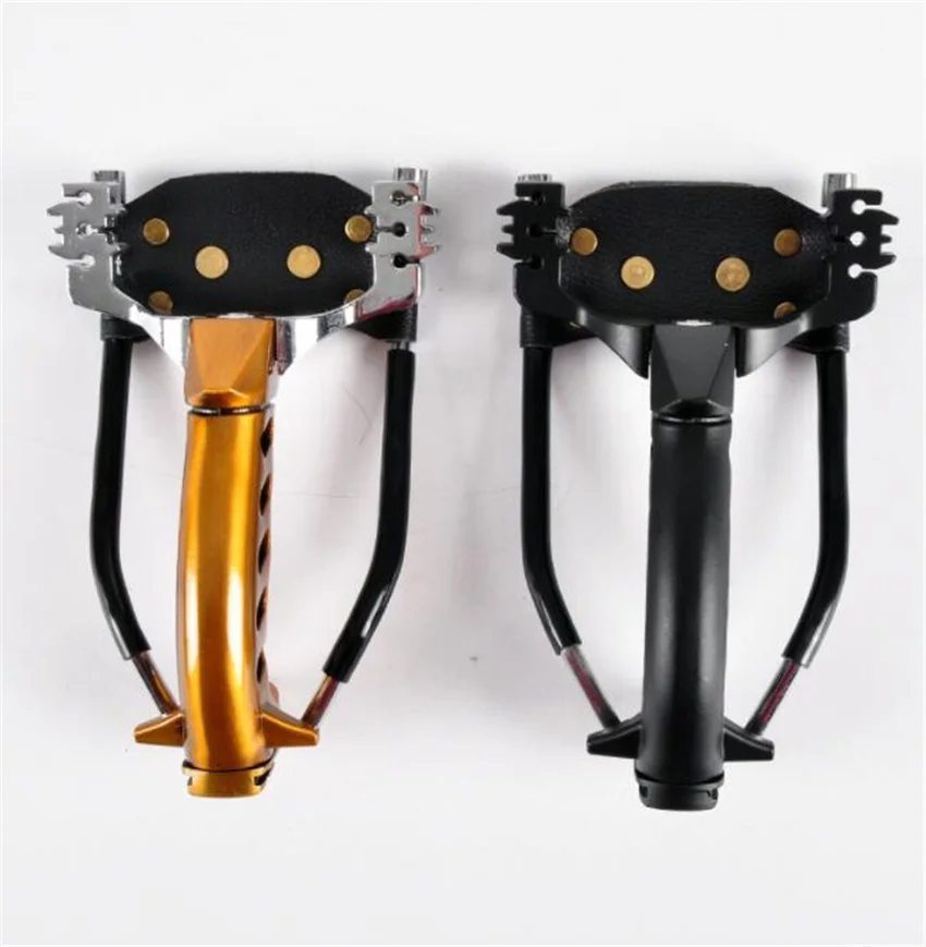 

Powerful Slingshot with Wrist Rest Outdoor Hunting all-metal Material Sling Shot Heavy-duty Large Slingshot For Fishing and Ball