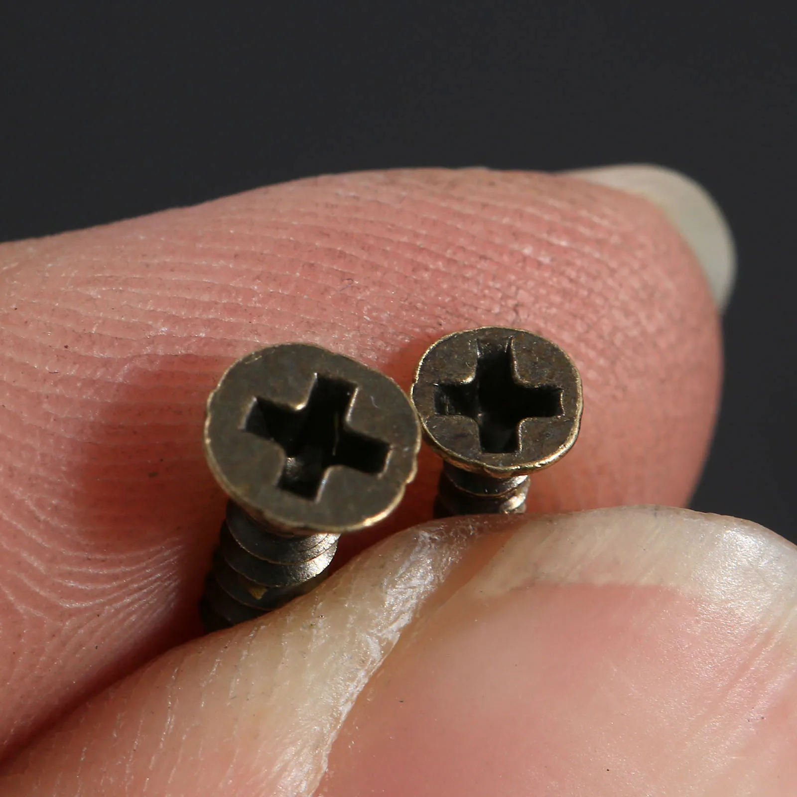 200 шт. M2/M2.5 саморезные шурупы Phillips головка на плоской подошве Античная бронзовая