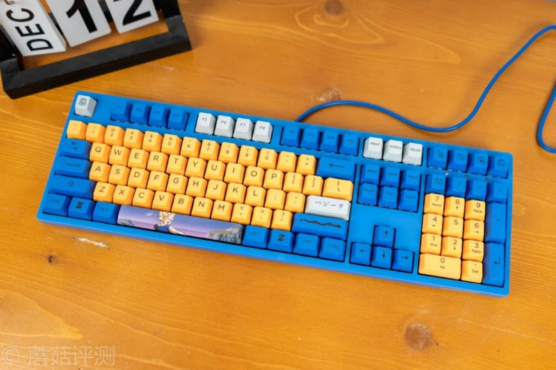 

New AKKO Vegeta blue wired gaming Keyboard 3108V2 Japan Cosmic 108 keys pink switches game mechanical keyboard for boy