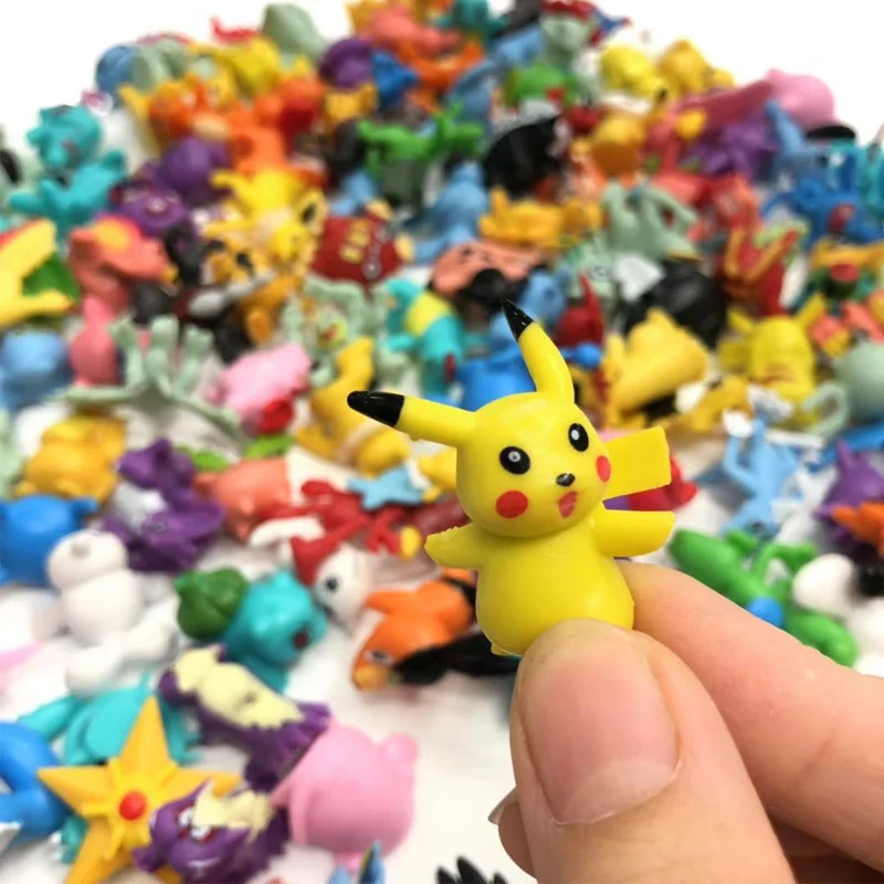 

144 Pieces/set Of Mini Pikachu Model Toys Anime Dolls 2-3cm Various Styles Random Pikachu Model Collection Children's Toys
