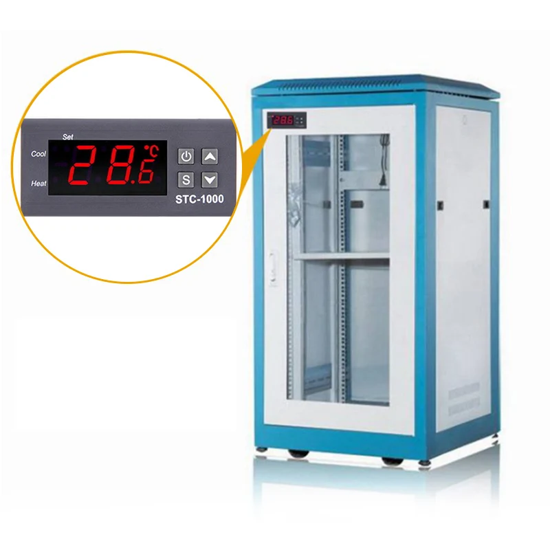 Temperature Controller Digital Thermostat Thermoregulator Incubator LED 10A Heating Cooling 12V / 24V/110-220V -1000 | Инструменты