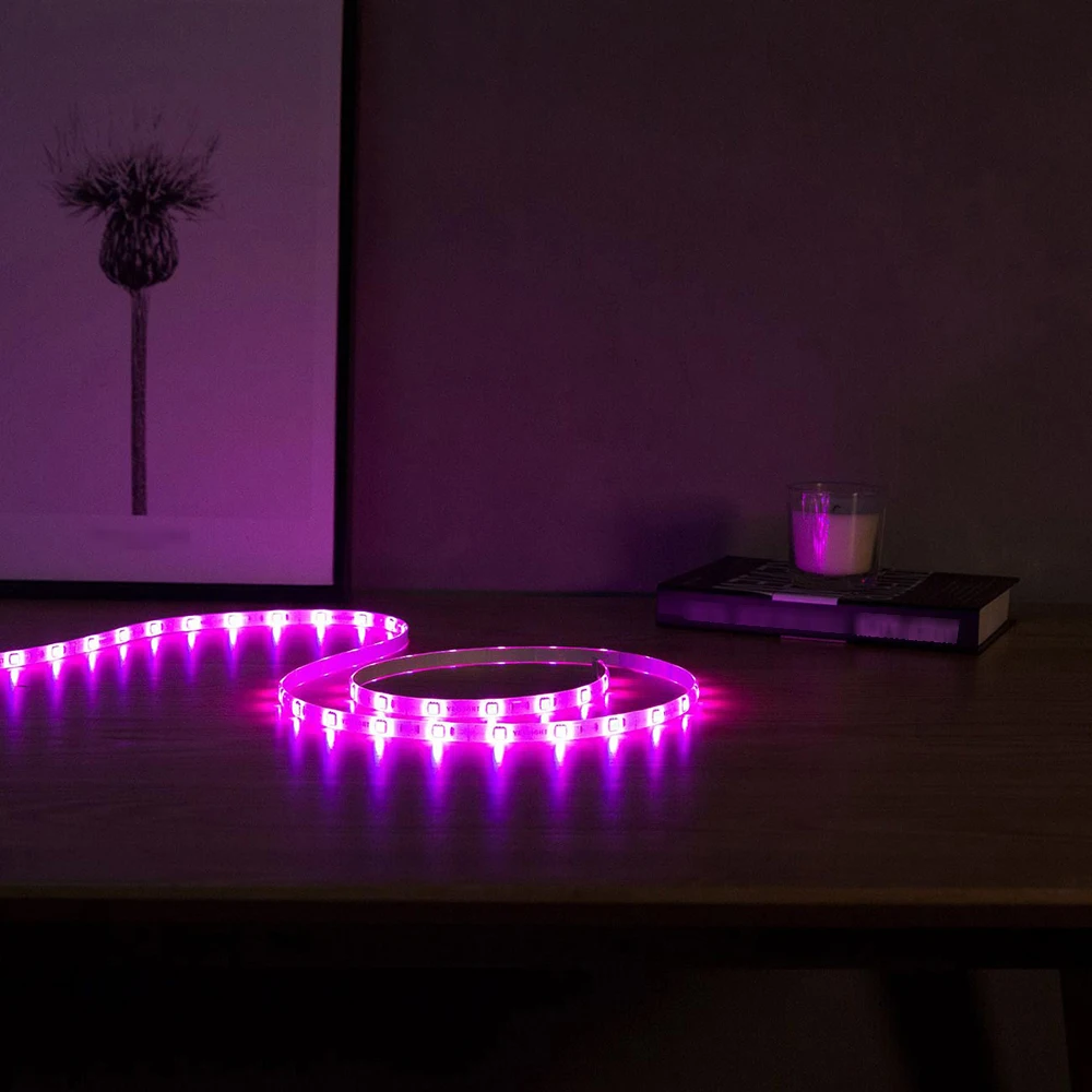 Yee светильник, Светодиодная лента, wifi, RGB, смарт-светильник, приложение для телефона, голосовое управление, Светодиодная лента, водонепроницаемая, для xiaomi, Рождественское украшение, для дома