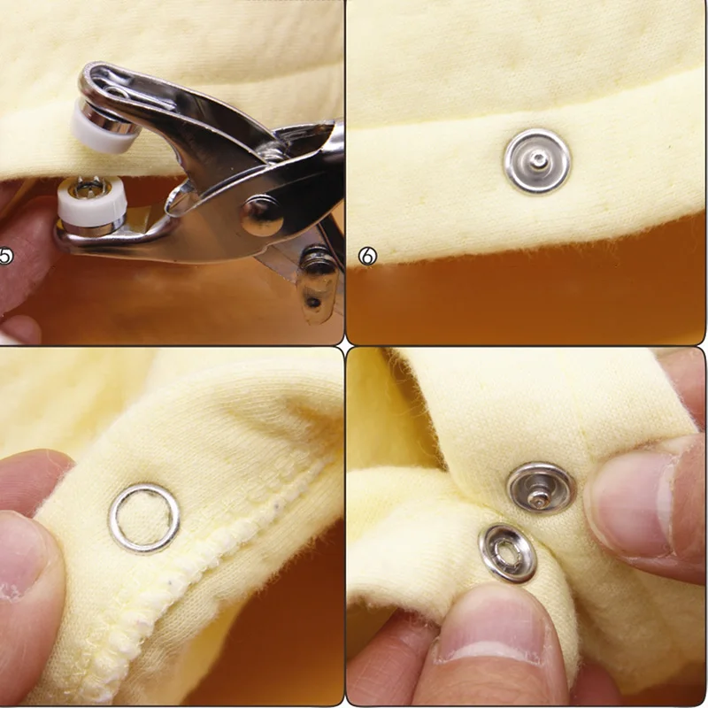 

Five-claw Button Plier Fixing Hand Tool Grommet Leather Cloth Shoe Bag Belt Setter Rivet Snap Canvas Household Pincer