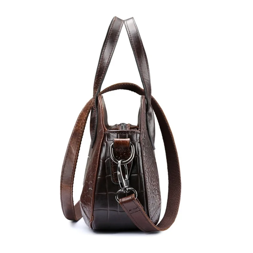 Брендовые женские сумки NIGEDU из натуральной кожи маленькие винтажные мессенджеры