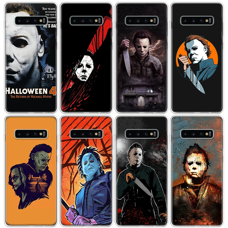 Halloween The Curse Of Michael Myers Horror Phone Case For Samsung Galaxy S20 FE S22 S21 Ultra S10 Lite S9 S8 Plus S7 Edge J4 So