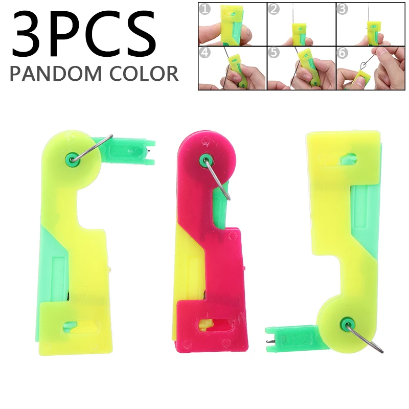 

Новый комплект из 3 предметов, модная детская одежда Автоматический нитевдеватель швейная направляющая для резьбы устройство инструмент ш...